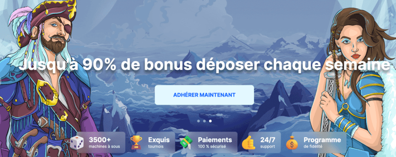 L'ice Casino France avec ses bonus sans dépôt