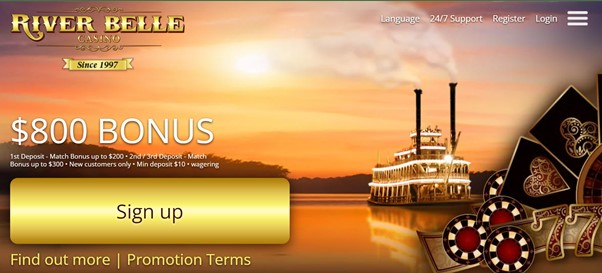 Riverbelle Casino Sign Up Bonus