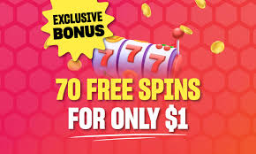 Spin Casino Offer 70 FS for $1