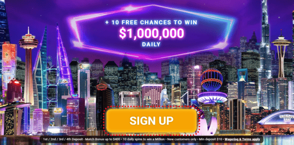 jackpot city welcome bonus