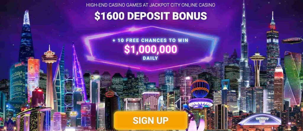 JackpotCity Casino Welcome Bonus